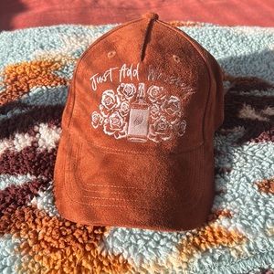 SHYANNE WOMEN'S JUST ADD WHISKEY FAUX SUEDE BALL CAP